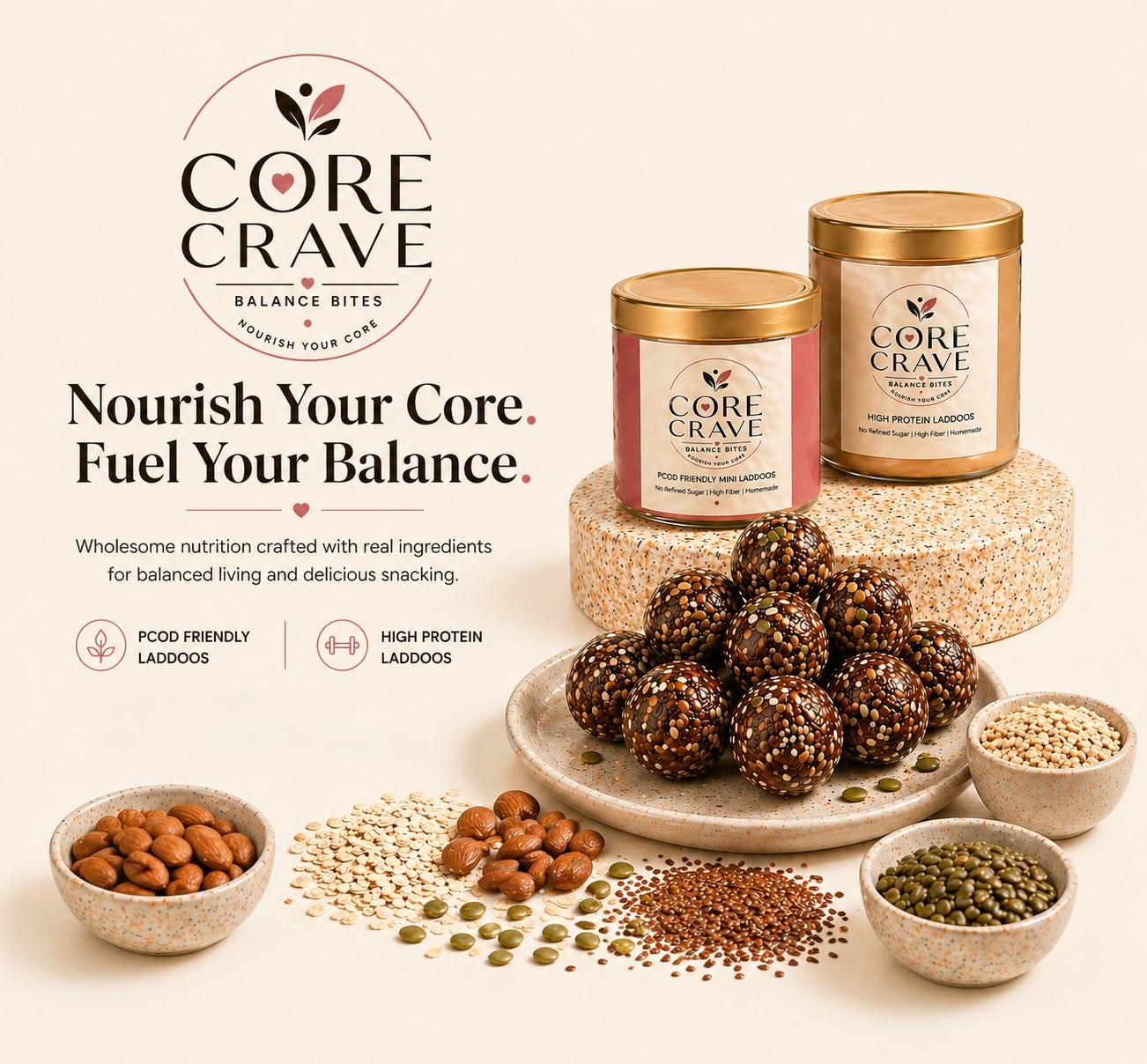 Core Crave laddoos